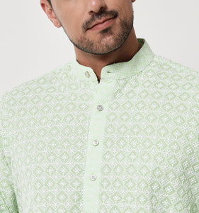 Inayat Chikankari Cotton Kurta