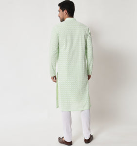 Inayat Chikankari Cotton Kurta