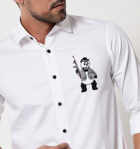 OG Panda Embroidery Shirt