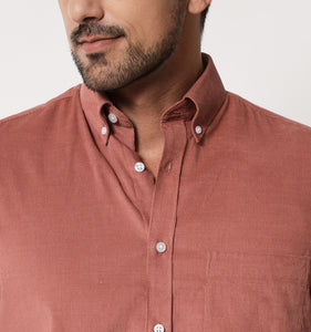 Rust Corduroy Shirt