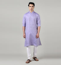 Load image into Gallery viewer, Lilac Linen Kurta
